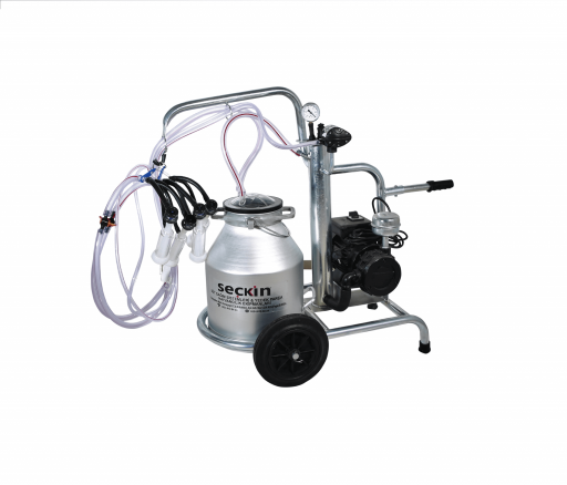 ECO MODEL GOAT MILKING MACHINE-WITH ALUMINIUM BUCKET