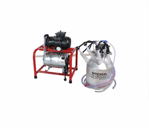 FIXED SYSTEM GOAT MILKING MACHINE-WITH ALUMINIUM BUCKET(S)