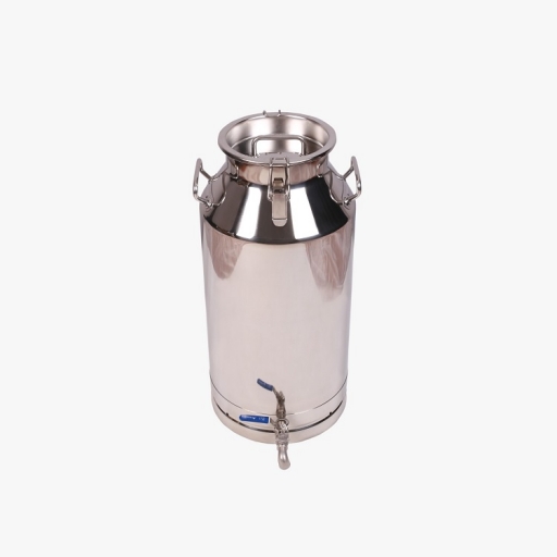 PASLANMAZ GÜĞÜM-50 LT-PASLANMAZ KLİPSLİ KAPAKLI-MUSLUKLU