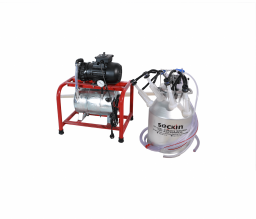 FIXED SYSTEM GOAT MILKING MACHINE-WITH ALUMINIUM BUCKET(S)