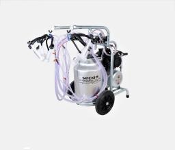 GOAT MILKING MACHINE-4 CLUSTERS-SINGLE ALUMINIUM BUCKET