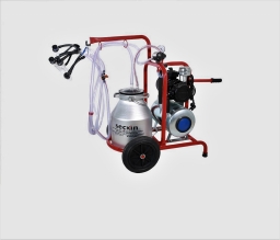 SHEEP MILKING MACHINE-DOUBLE  CLUSTERS-SINGLE ALUMINIUM BUCKET