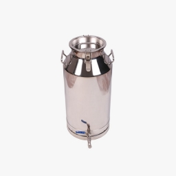 STAINLESS STEEL BUCKET-50 L-WITH SS LOCKED LID&TAP